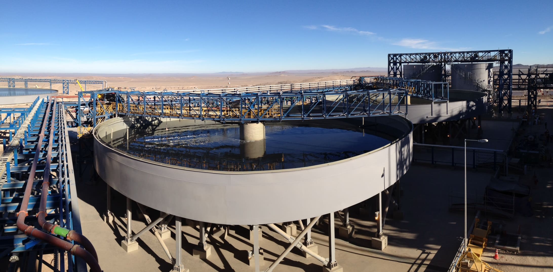 Instalaciones de una planta concentradora